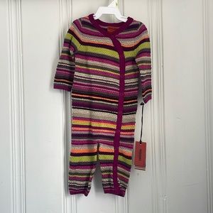 Missoni for Target onesie/ union suit for baby